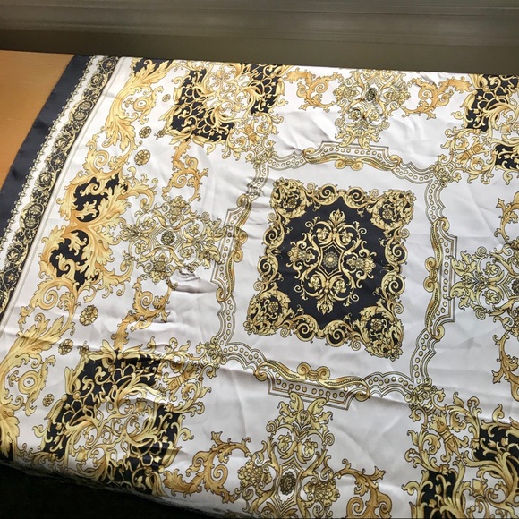 Carolina Herrera silk scarf, gently used. - Picture 3 of 4